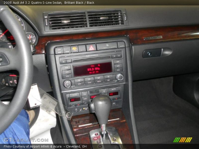 Brilliant Black / Black 2008 Audi A4 3.2 Quattro S-Line Sedan