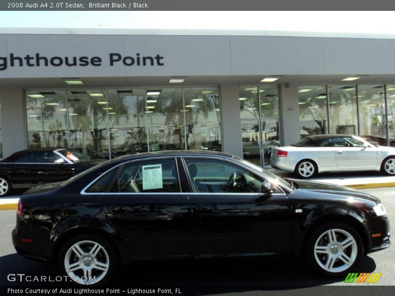 Brilliant Black / Black 2008 Audi A4 2.0T Sedan