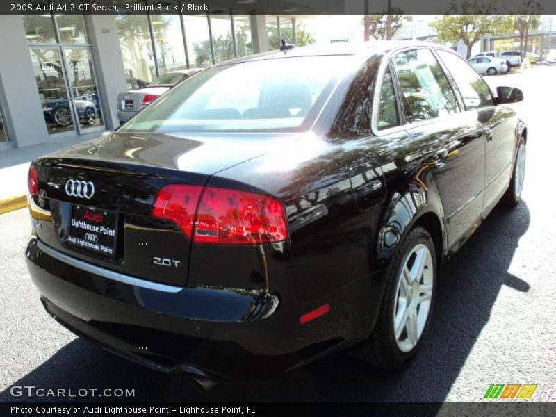 Brilliant Black / Black 2008 Audi A4 2.0T Sedan
