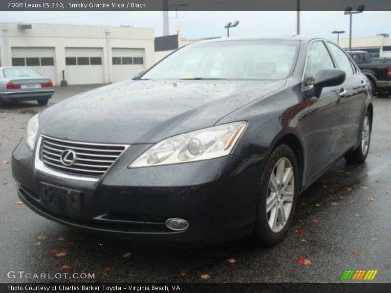 Smoky Granite Mica / Black 2008 Lexus ES 350
