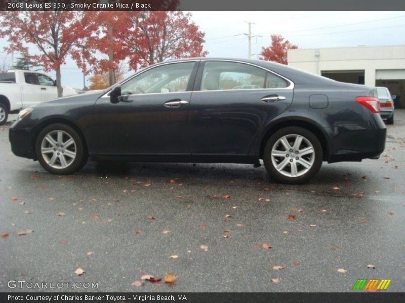 Smoky Granite Mica / Black 2008 Lexus ES 350
