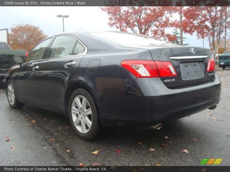 Smoky Granite Mica / Black 2008 Lexus ES 350