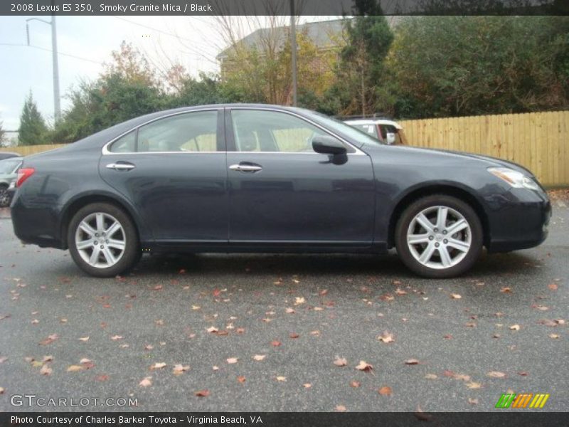 Smoky Granite Mica / Black 2008 Lexus ES 350