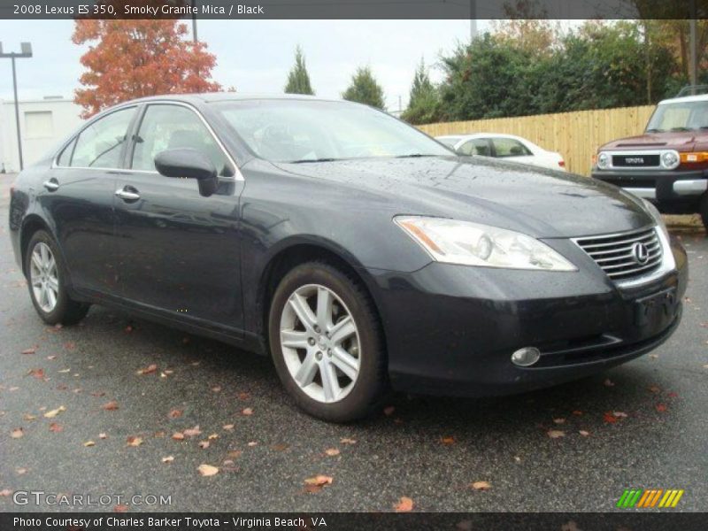Smoky Granite Mica / Black 2008 Lexus ES 350