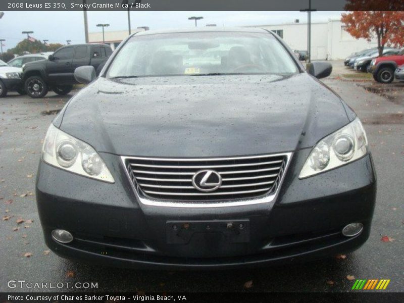 Smoky Granite Mica / Black 2008 Lexus ES 350