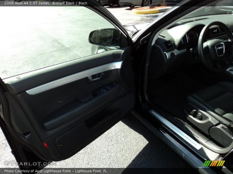 Brilliant Black / Black 2008 Audi A4 2.0T Sedan
