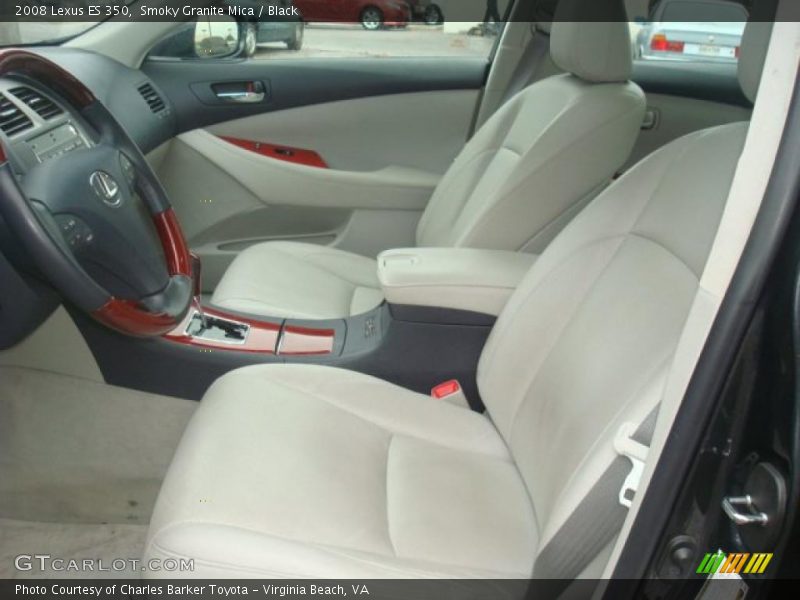 Smoky Granite Mica / Black 2008 Lexus ES 350