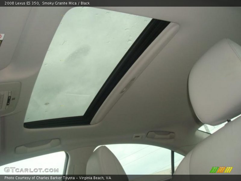 Smoky Granite Mica / Black 2008 Lexus ES 350