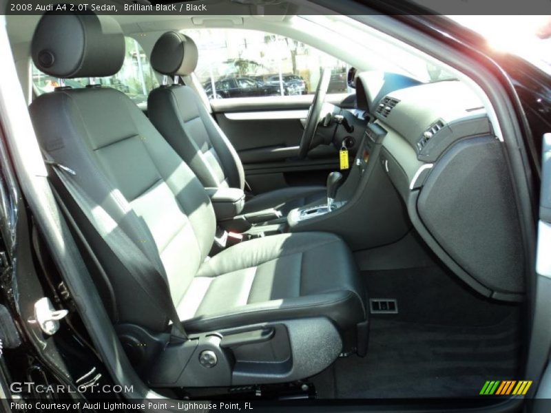 Brilliant Black / Black 2008 Audi A4 2.0T Sedan