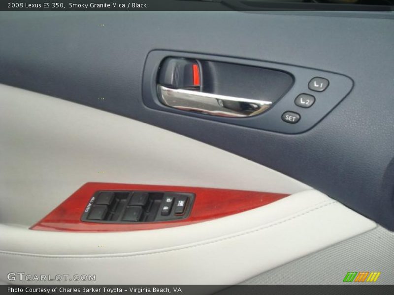 Smoky Granite Mica / Black 2008 Lexus ES 350