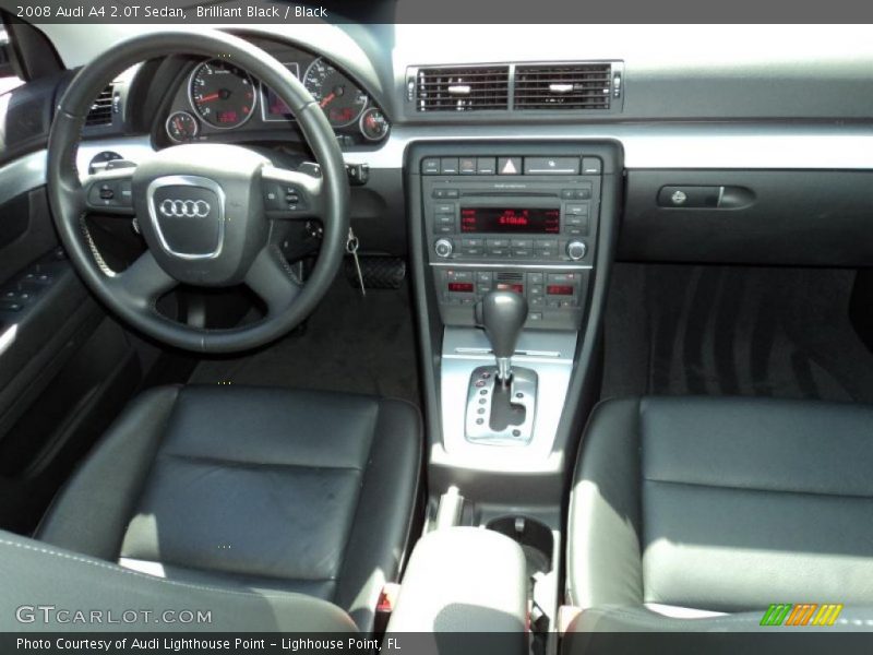 Brilliant Black / Black 2008 Audi A4 2.0T Sedan