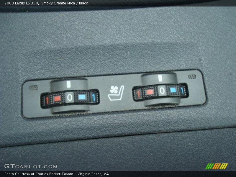 Smoky Granite Mica / Black 2008 Lexus ES 350