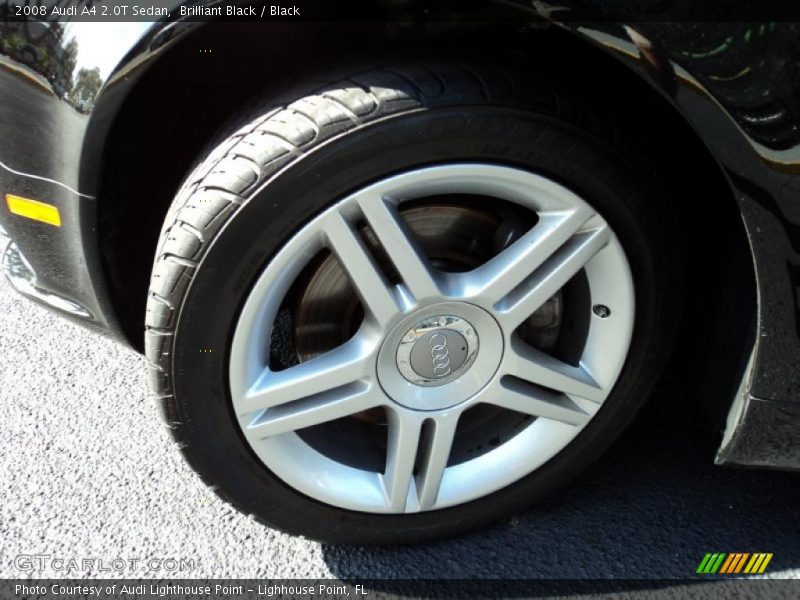 Brilliant Black / Black 2008 Audi A4 2.0T Sedan