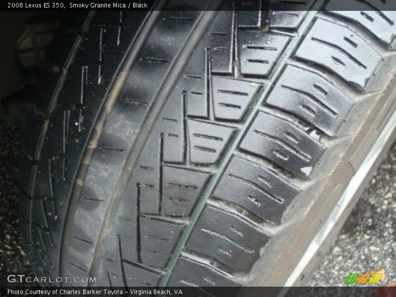 Smoky Granite Mica / Black 2008 Lexus ES 350