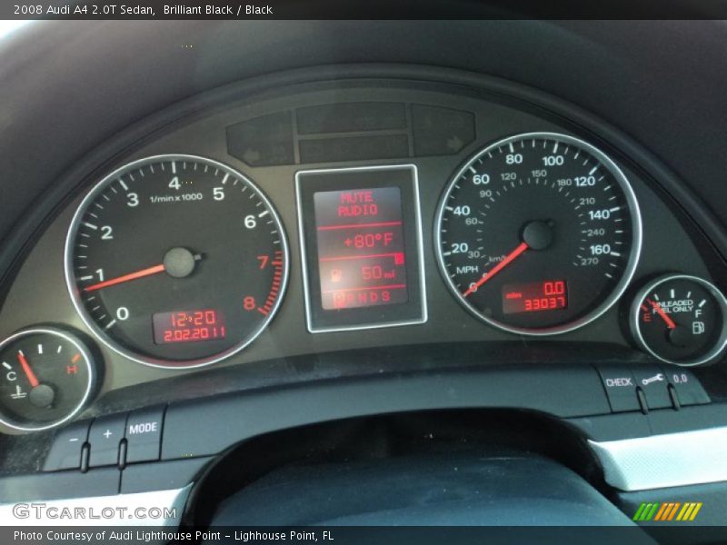 Brilliant Black / Black 2008 Audi A4 2.0T Sedan