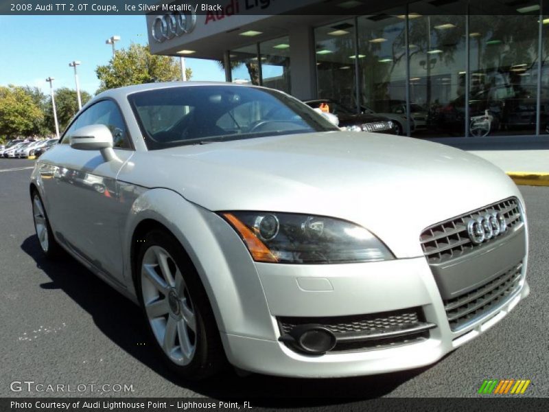 Ice Silver Metallic / Black 2008 Audi TT 2.0T Coupe