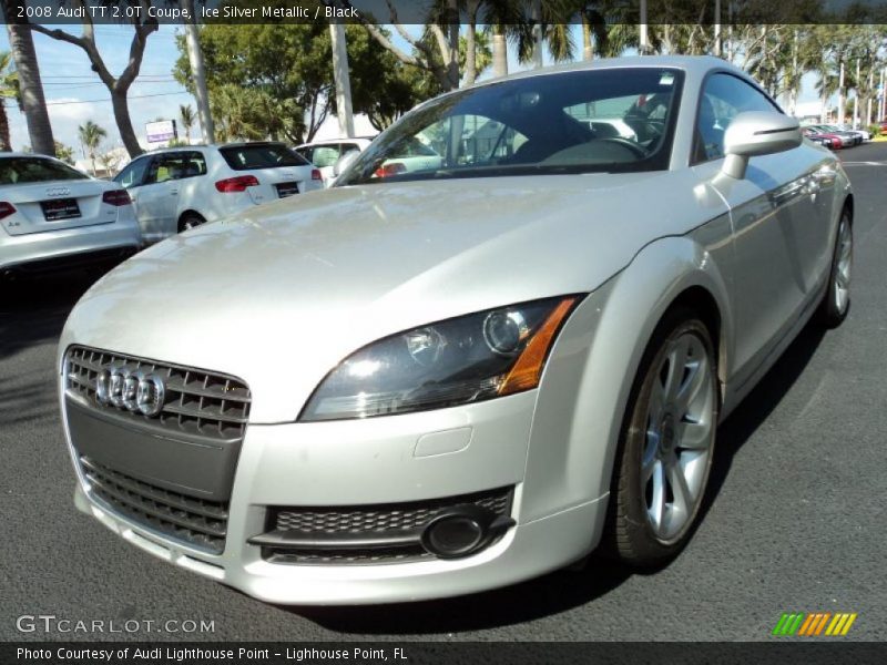 Ice Silver Metallic / Black 2008 Audi TT 2.0T Coupe