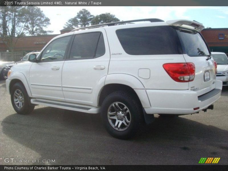 Natural White / Taupe 2005 Toyota Sequoia Limited 4WD