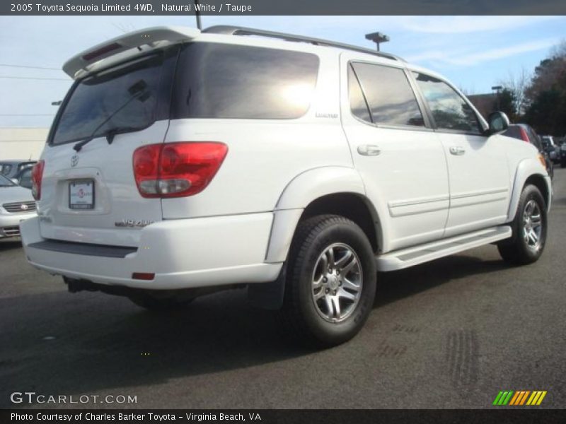 Natural White / Taupe 2005 Toyota Sequoia Limited 4WD