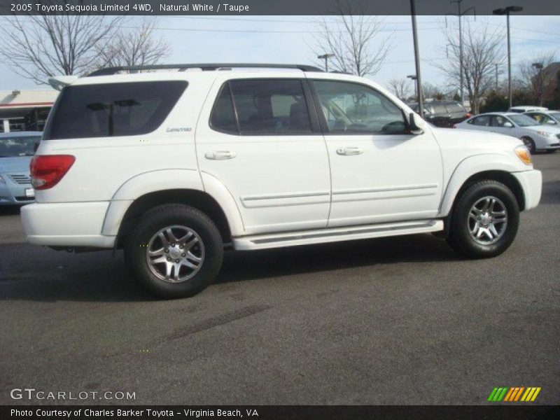 Natural White / Taupe 2005 Toyota Sequoia Limited 4WD