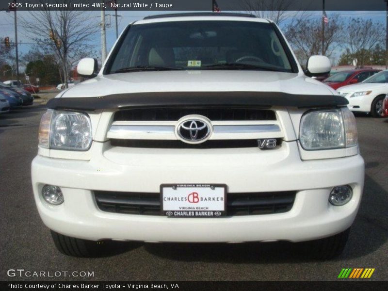 Natural White / Taupe 2005 Toyota Sequoia Limited 4WD