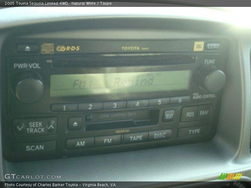 Natural White / Taupe 2005 Toyota Sequoia Limited 4WD