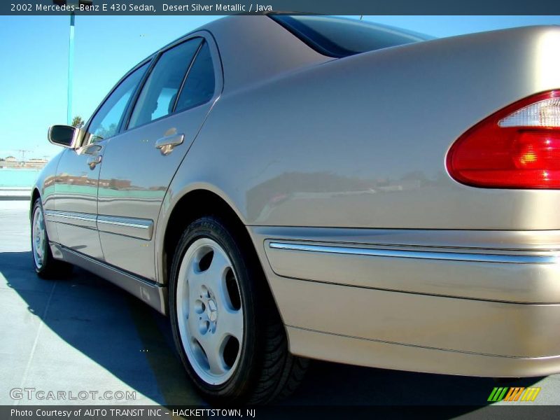 Desert Silver Metallic / Java 2002 Mercedes-Benz E 430 Sedan