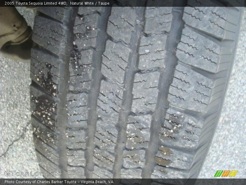 Natural White / Taupe 2005 Toyota Sequoia Limited 4WD