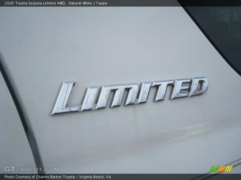 Natural White / Taupe 2005 Toyota Sequoia Limited 4WD
