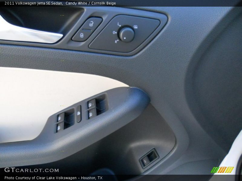 Candy White / Cornsilk Beige 2011 Volkswagen Jetta SE Sedan