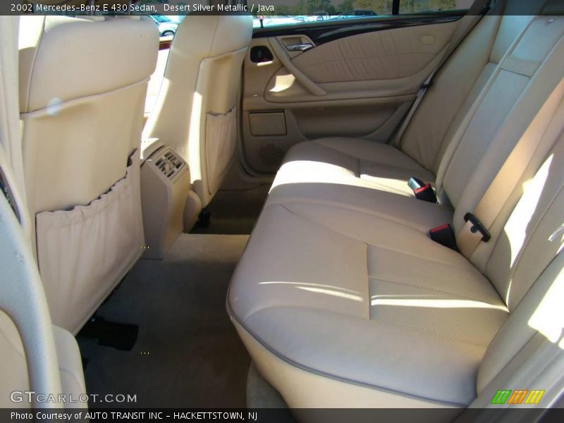  2002 E 430 Sedan Java Interior