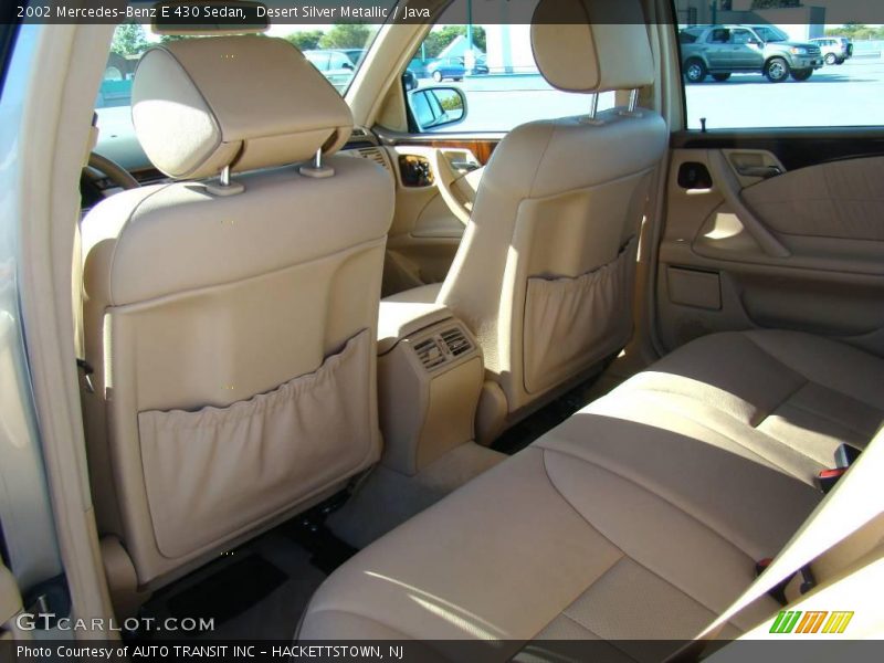  2002 E 430 Sedan Java Interior