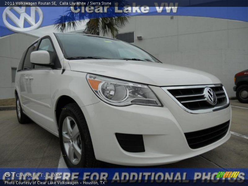 Calla Lily White / Sierra Stone 2011 Volkswagen Routan SE