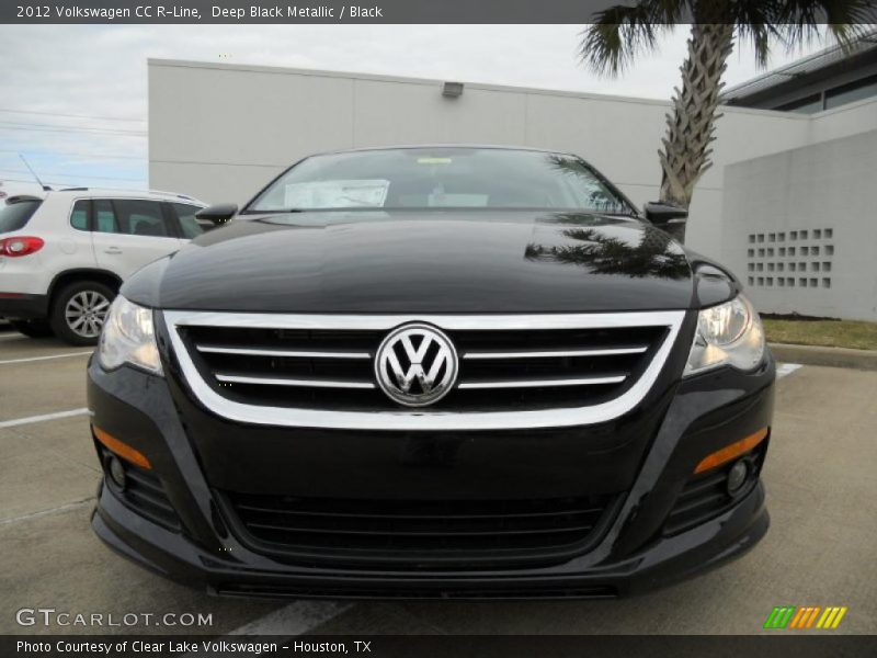 Deep Black Metallic / Black 2012 Volkswagen CC R-Line