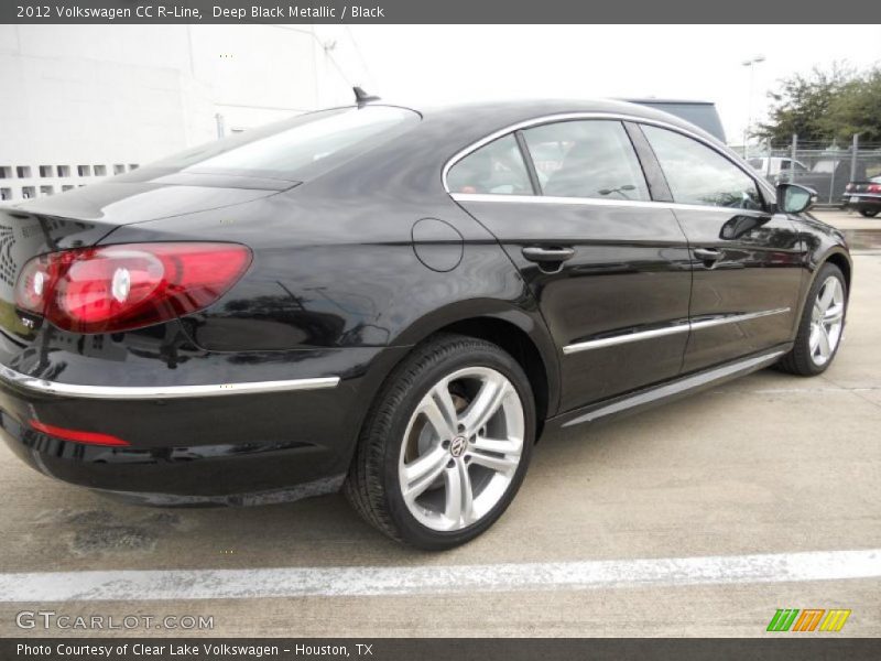 Deep Black Metallic / Black 2012 Volkswagen CC R-Line