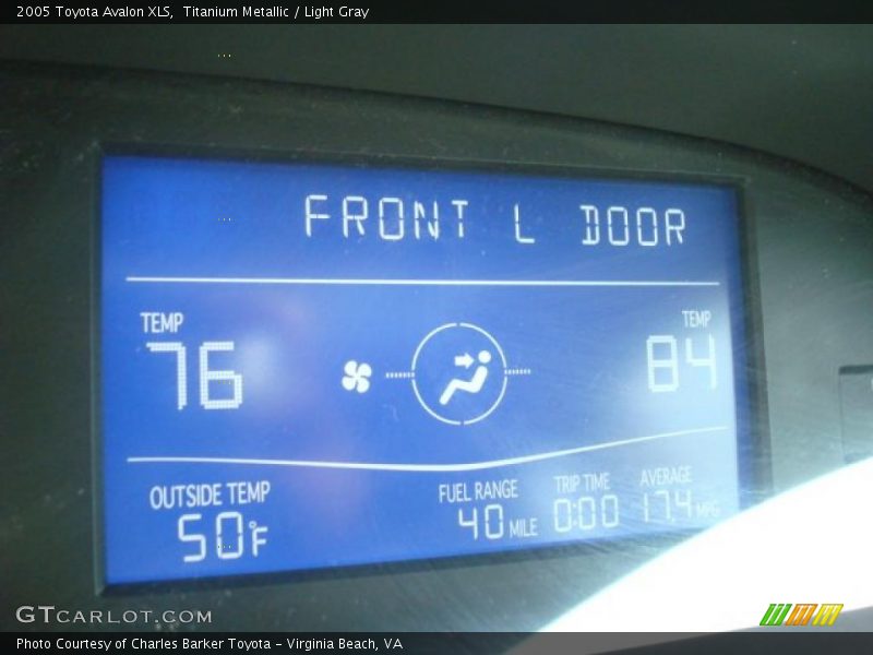 Titanium Metallic / Light Gray 2005 Toyota Avalon XLS