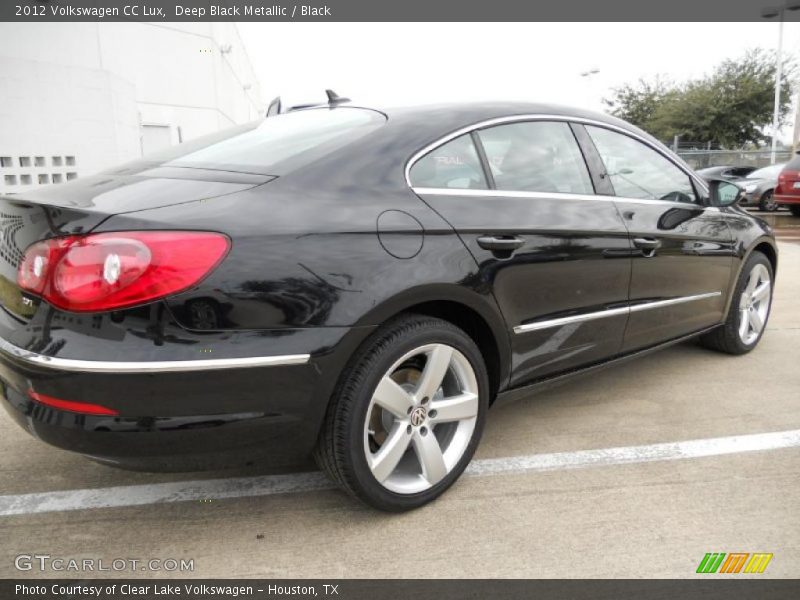 Deep Black Metallic / Black 2012 Volkswagen CC Lux