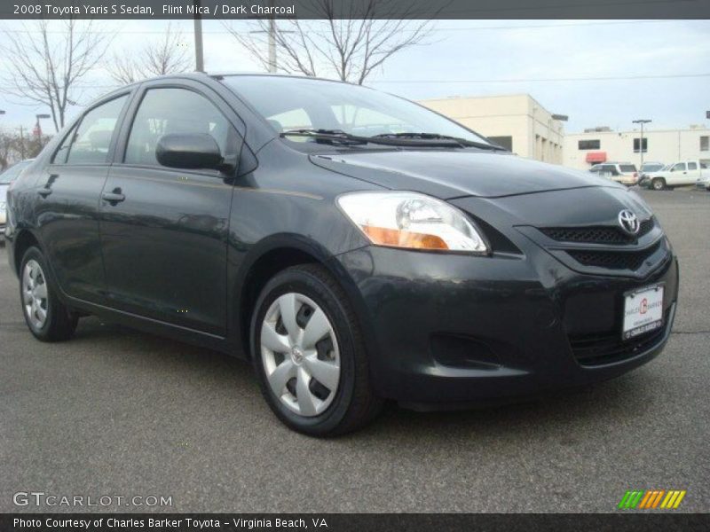 Flint Mica / Dark Charcoal 2008 Toyota Yaris S Sedan
