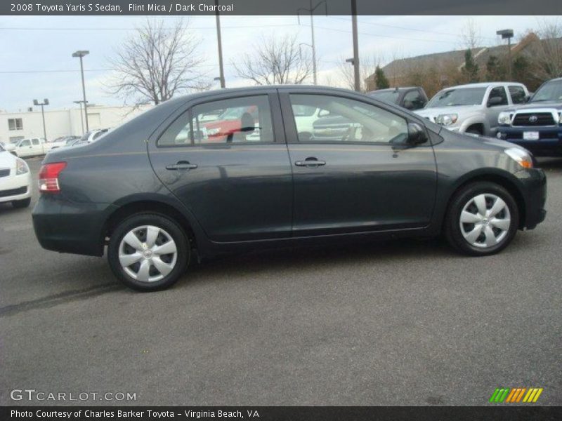 Flint Mica / Dark Charcoal 2008 Toyota Yaris S Sedan