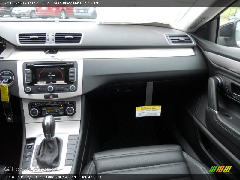 Deep Black Metallic / Black 2012 Volkswagen CC Lux