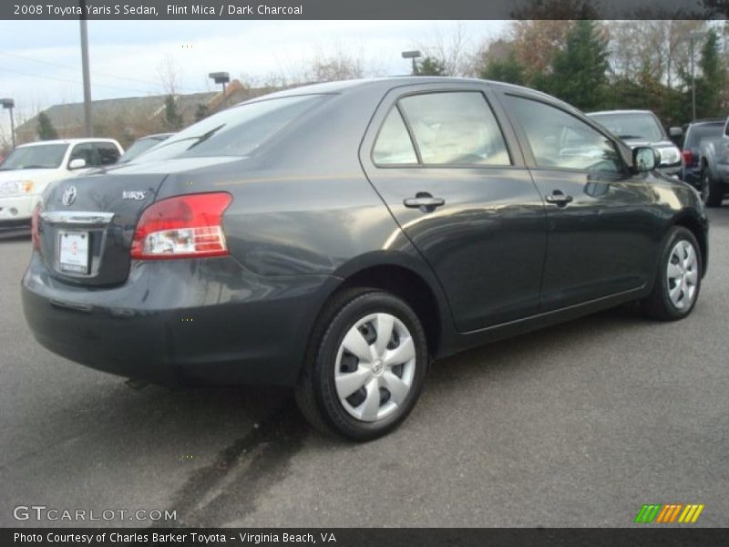 Flint Mica / Dark Charcoal 2008 Toyota Yaris S Sedan