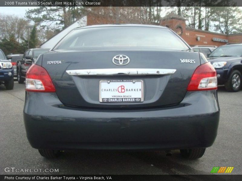 Flint Mica / Dark Charcoal 2008 Toyota Yaris S Sedan