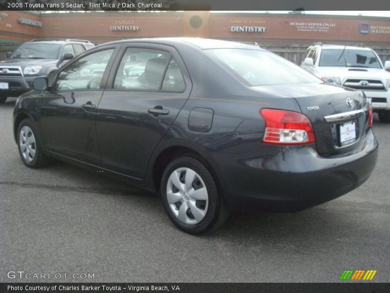 Flint Mica / Dark Charcoal 2008 Toyota Yaris S Sedan
