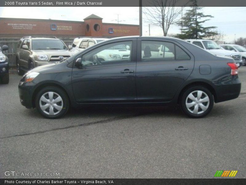 Flint Mica / Dark Charcoal 2008 Toyota Yaris S Sedan