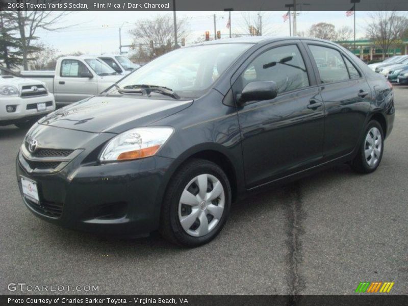 Flint Mica / Dark Charcoal 2008 Toyota Yaris S Sedan