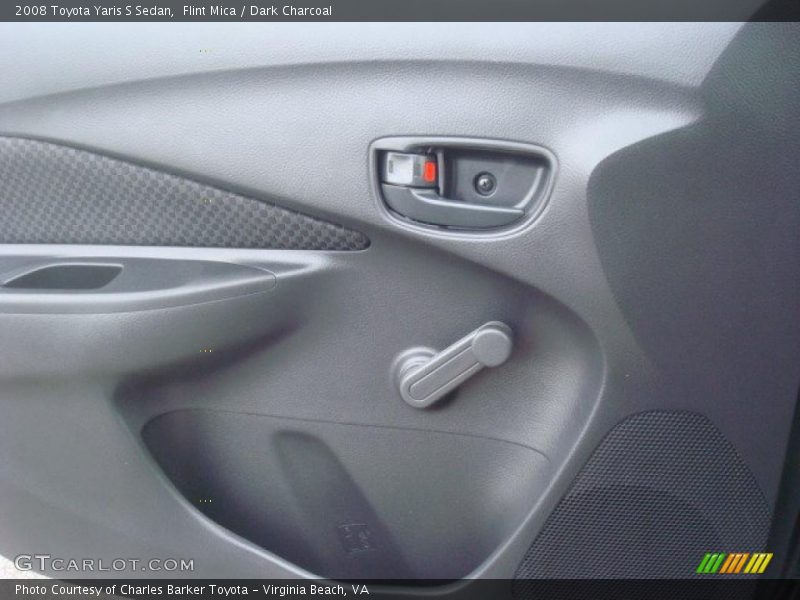 Flint Mica / Dark Charcoal 2008 Toyota Yaris S Sedan