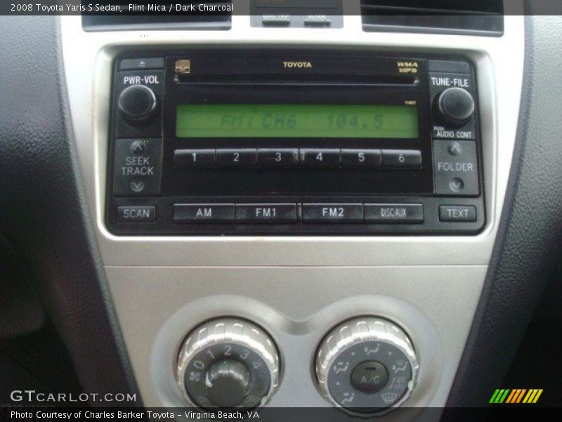 Flint Mica / Dark Charcoal 2008 Toyota Yaris S Sedan