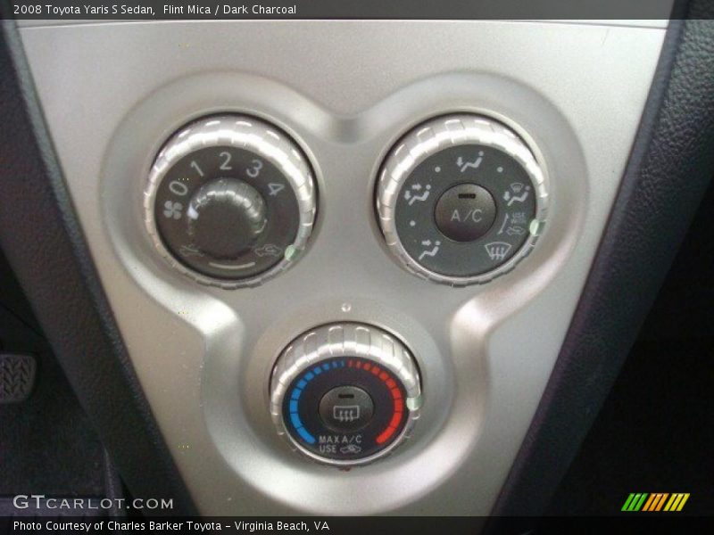 Flint Mica / Dark Charcoal 2008 Toyota Yaris S Sedan