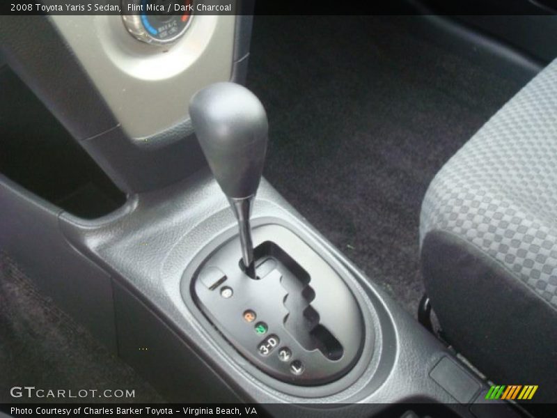 Flint Mica / Dark Charcoal 2008 Toyota Yaris S Sedan