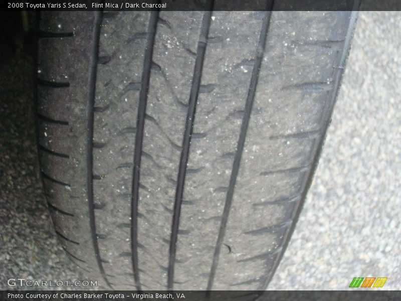 Flint Mica / Dark Charcoal 2008 Toyota Yaris S Sedan